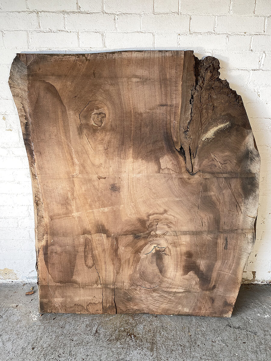 Black Walnut - Giant Waney Edge Slab