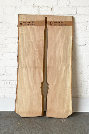 London Plane - Bookmatched Pair Front