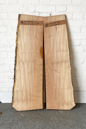 London Plane - Bookmatched Wood Boards Front