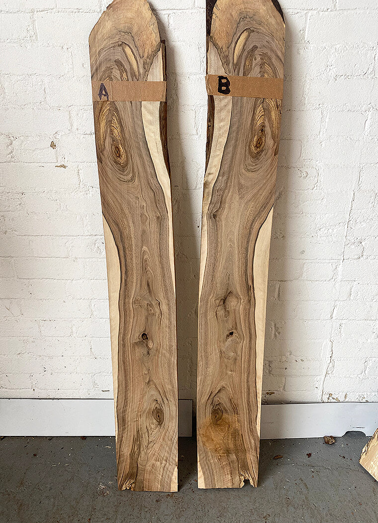 Walnut - Bookmatched Pair